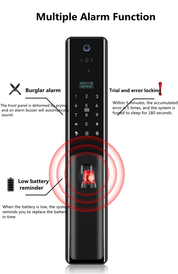 Manufacturer Digital Door Handle RFID Hotel Lock System Keys Blue Tooth OEM ODM APP Door Lock