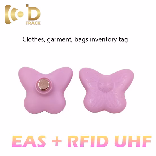 China Supplier Custom Universal EAS RF Am Security Anti Theft Garment RFID Dual Frequency Hard Tag for Clothes
