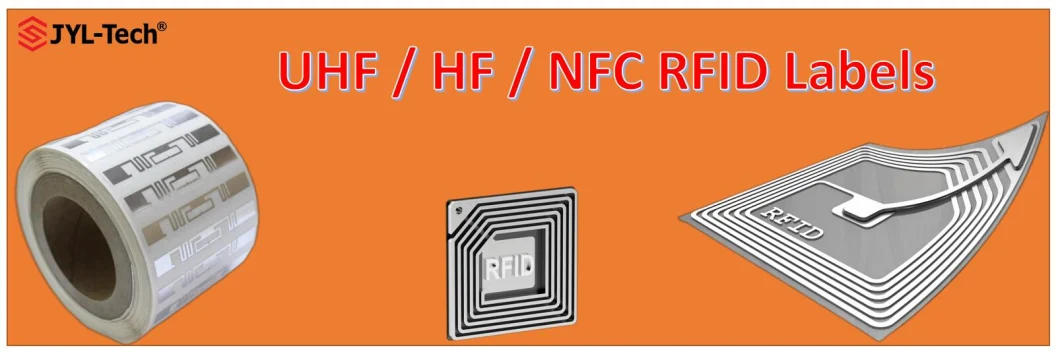 RFID Paper Adhesive Tag UHF Dry / RFID Wet Inlay UHF Chiip Label