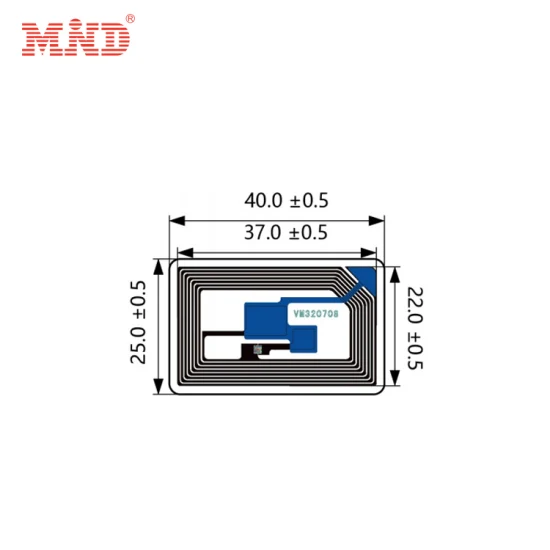 RFID NFC Sticker 1kb Memory 40*25mm Size Program Encode NFC Sticker Label