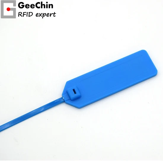 Waterproof Plastic Traceability UHF RFID Seal Tag Zip Cable Label